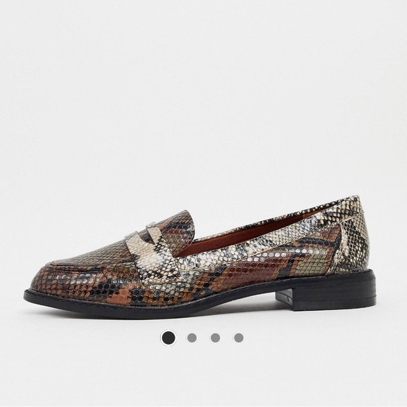 ASOS Faux Snake Loafers, 7 - Picture 2 of 7